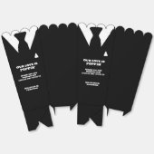 Onze liefde is popping bruiloft pak bedankdoosjes (Ongevouwen)