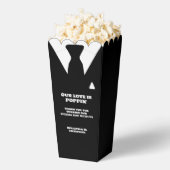 Onze liefde is popping bruiloft pak bedankdoosjes (Popped)