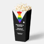 Onze liefde is popping gay bruiloft pak bedankdoosjes (Popped)