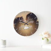 Onze liefde is tijdloos - Aangepaste fotoklok Grote Klok (Huis)