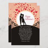 Onze liefde is voor altijd de Kaart van Valentijns (Voorkant / Achterkant)