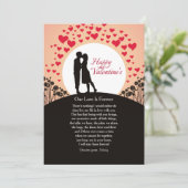 Onze liefde is voor altijd de Kaart van Valentijns (Staand voorkant)