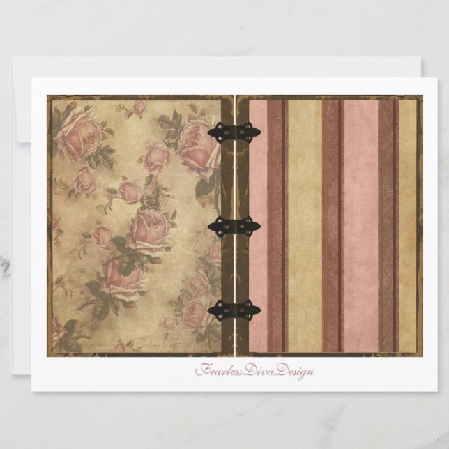 Onze Liefde Junk Journal Pagina's 13 & 14 (Voorkant)