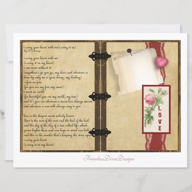 Onze Liefde Junk Journal Pagina's 5 & 6 (Voorkant)