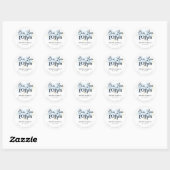 Onze Liefde Laat Popcorn Springen Ronde Sticker (Vel)