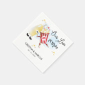 Onze Liefde Laat Popcorn Springen Servet (Hoek)