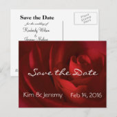 Onze Liefde Romantisch Save the Date Aankondigingskaart (Voorkant / Achterkant)