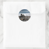 Onze liefde - Ronde Sticker (Tas)