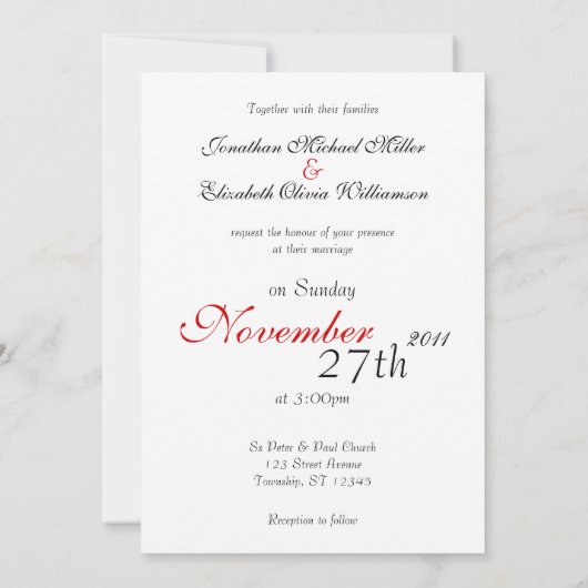 Onze Liefde Roos ~ bruiloft uitnodigingen (Achterkant)