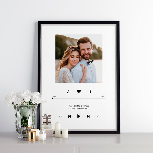 Onze Liefde Song Custom Song Music Player Style Poster
