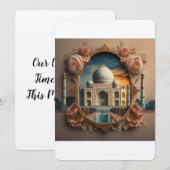 Onze liefde, tijdloos dan dit monument." (Voorkant / Achterkant)