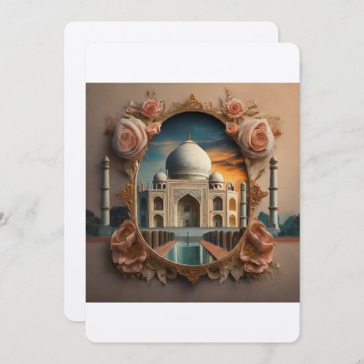 Onze liefde, tijdloos dan dit monument." (Voorkant / Achterkant)