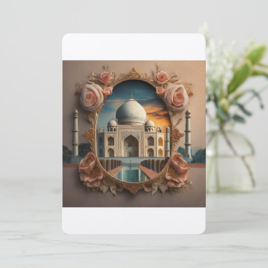 Onze liefde, tijdloos dan dit monument." (Staand voorkant)