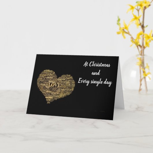 **ONZE LIEFDE** WORDT HET HELE JAAR DOOR GEVIERD KAART (Gele Bloem)