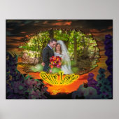 Onze liefde zonsondergang 2584 Art Print (Voorkant)