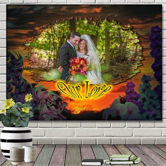 Onze liefde zonsondergang 2584 Art Print