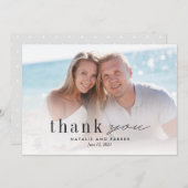 Onze liefdesfoto bruiloft Hartelijk dank #OLC Bedankkaart (Voorkant / Achterkant)