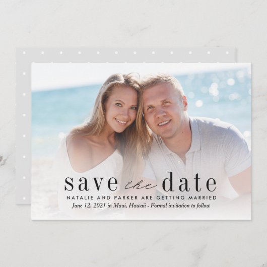 Onze liefdesfoto's weduwen de datum Kaart #OLC (Voorkant / Achterkant)