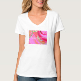 Onze Liefdesverhaal V-hals T-shirt – Romantisch & 
