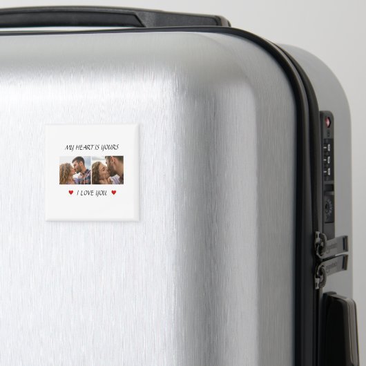Onze Liefdesverhaal Valentijnsmagneet Foto & Tekst Magneet (Insitu (bagage))