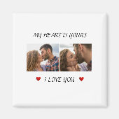 Onze Liefdesverhaal Valentijnsmagneet Foto & Tekst Magneet (Voorkant)