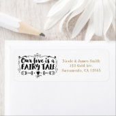 ONZE LIEFT IS EEN VEILIGE TALE AANGEPASTE AANVRAAG ETIKET (Insitu)