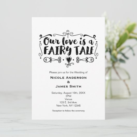 ONZE LIEFT IS EEN VEILIGE TALE AANGEPASTE AANVRAAG KAART (Staand voorkant)