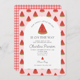 Onze lieve kleine meloen is op weg naar het Baby s Kaart