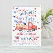 Onze lieve schat wordt EEN uitnodiging (Staand voorkant)