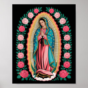 Onze Lieve Vrouw De Guadalupe Sant Maria Achterkan Poster