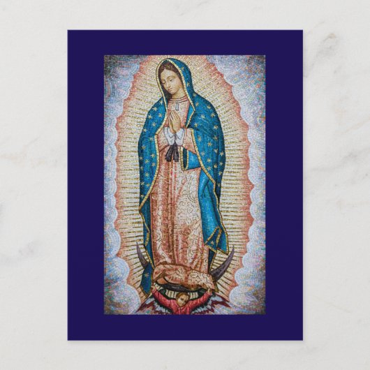 Onze Lieve Vrouw Guadalupe katholieke wenskaart Briefkaart (Voorkant)