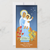 Onze Lieve Vrouw Hulp der Christenen  Feestdagenkaart (Voorkant)