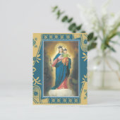 Onze Lieve Vrouw Hulp van Christenen met Baby Jesu Briefkaart (Staand voorkant)