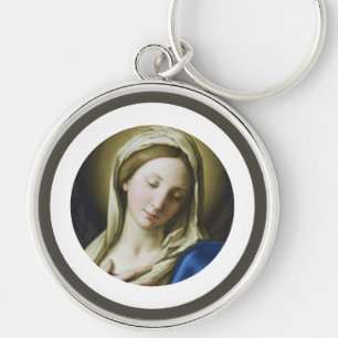 Onze Lieve Vrouw, Maagd Maria, Madonna Keyring Sleutelhanger