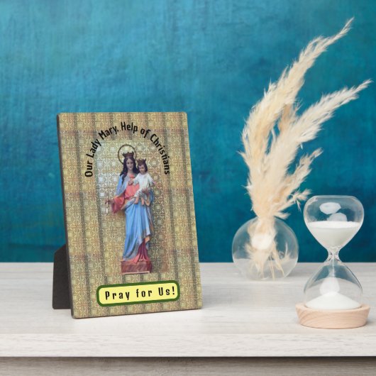 Onze Lieve Vrouw Maria, Hulp van Christenen Fotoplaat (Zijkant)