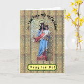 Onze Lieve Vrouw Maria, Hulp van Christenen Kaart (Gele Bloem)