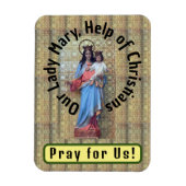 Onze Lieve Vrouw Maria, Hulp van Christenen Magneet (Verticaal)