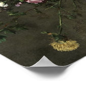 Onze-Lieve-Vrouw met Bloemen Heilige Kunst Poster (Hoek)