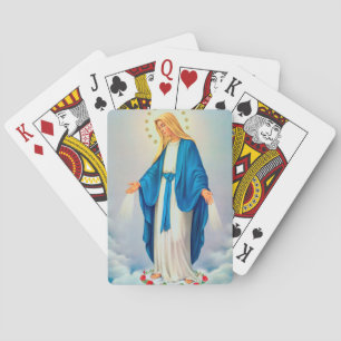 Onze Lieve Vrouw Onbevlekte Ontvangenis Pokerkaarten