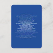 Onze-Lieve-Vrouw onder de knopen van het gebed Informatiekaartje (Achterkant)