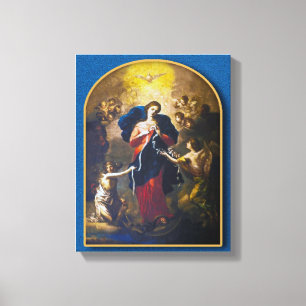 Onze Lieve Vrouw Undoer van Knots, Canvas Afdruk
