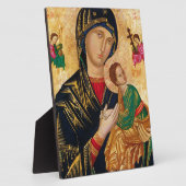 Onze-Lieve-Vrouw van Altijdduidende Bijstand icoon Fotoplaat (Zijkant)