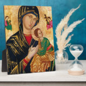 Onze-Lieve-Vrouw van Altijdduidende Bijstand icoon Fotoplaat (Zijkant)