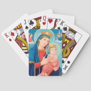 Onze-Lieve-Vrouw van Altijddurende Bijstand Kathol Pokerkaarten
