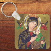 Onze-Lieve-Vrouw van Altijddurende Bijstand Sleutelhanger (Voorkant)