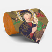 Onze-Lieve-Vrouw van Altijddurende Bijstand Stropdas (Opgerold)