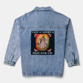 Onze-Lieve-Vrouw van Amerika Denim Jacket (Achterkant)