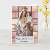 Onze Lieve Vrouw van Barmhartigheid Kaart (Gele Bloem)