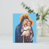 Onze-Lieve-Vrouw van Berg Carmel Devotionele Kunst (Staand voorkant)