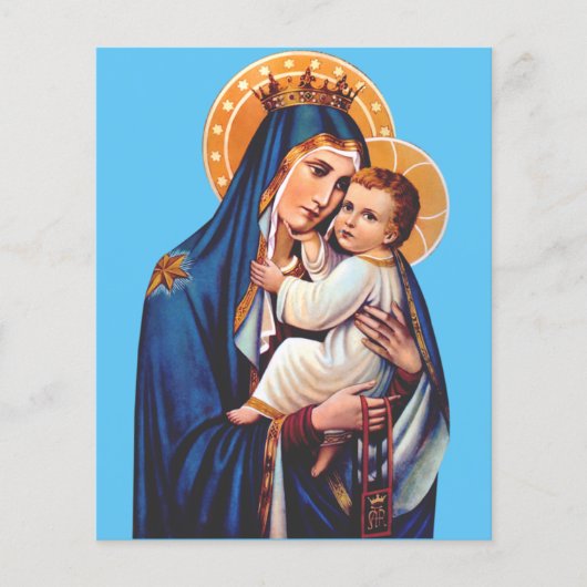 Onze-Lieve-Vrouw van Berg Carmel Devotionele Kunst (Voorkant)